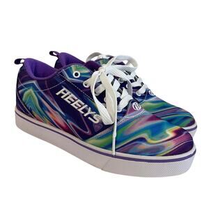 Heelys Womens Pro 20 Prints Skate Sneakers Shoes sz 7 /Youth 6 Multicolor Purple